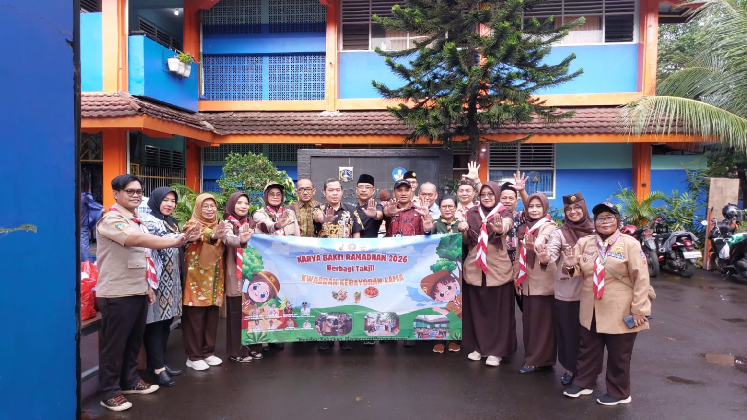 KARYA BAKTI RAMADHAN 2026 KWARTIR RANTING KEBAYORAN LAMA HARI KE 2